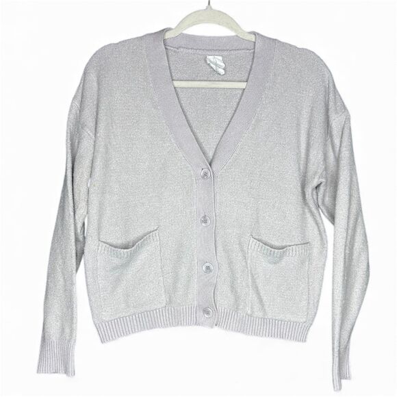 Joie Women's Cream Button Down Soft Fuzzy Cozy Cardigan Sweater Normcore - L - Picture 1 of 8